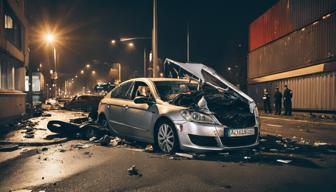 27-Jähriger stirbt bei Unfall in Frankfurt: Auto kollidiert mit Container