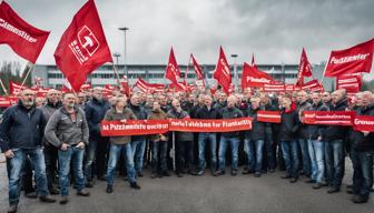 Mitarbeiter bei Putzmeister in Gründau streiken gegen Schließung