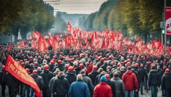 Streik der IG Metall in Hessen